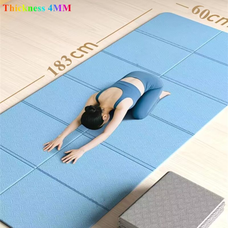 Pilates Yoga Mat Workout - Workouts Opvouwbaar PVC Opvouwbaar Yoga 183x60x0,4cm