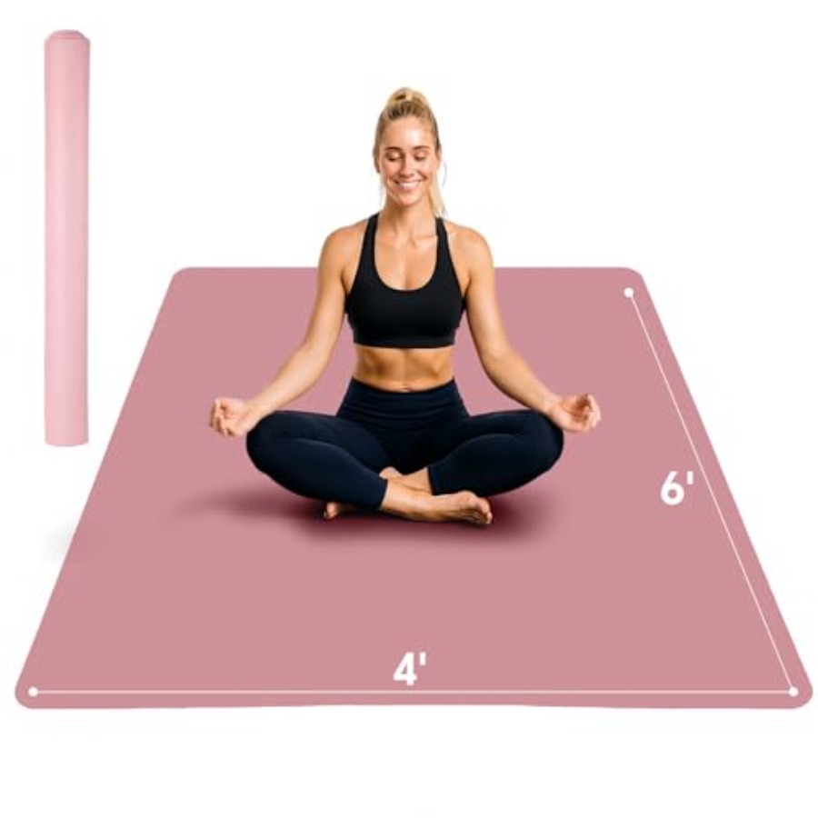 Pilates Yoga Mat Workout - Extra grote yogamat voor thuisworkouts, pilates,