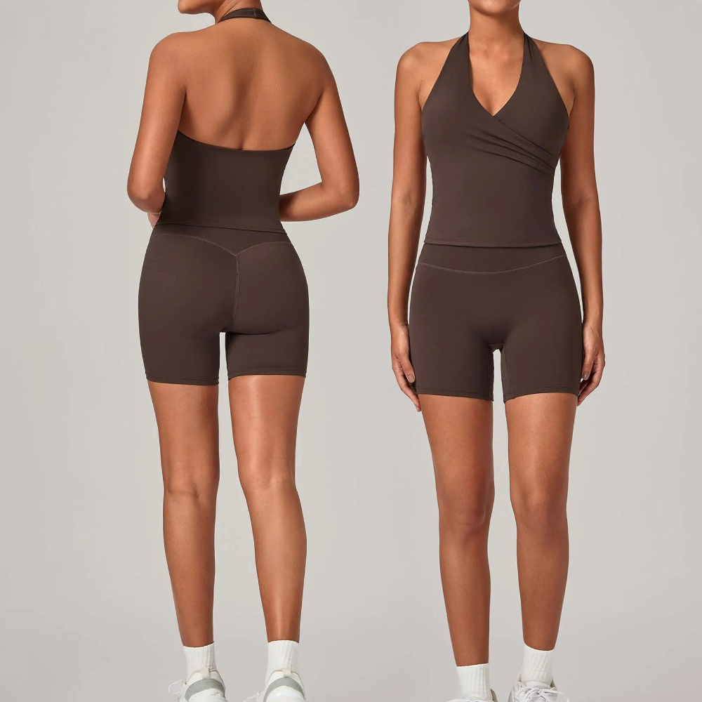 Pilates Yoga Set - 2-delige dames gym jogging sportset met