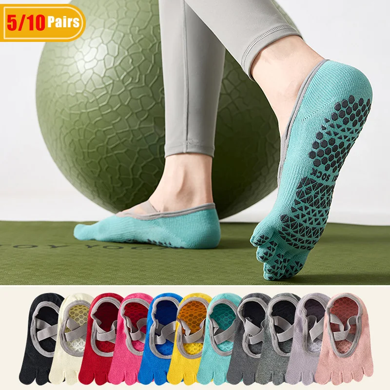 Yoga Pilates Yoga - 5/10 Paar Dames Katoenen Yoga Vijf