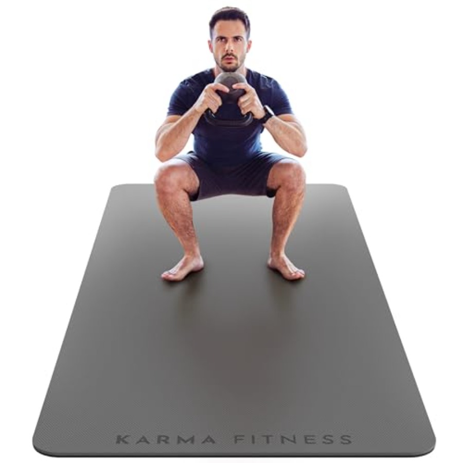 Pilates Yoga Mat Workout - Grote oefenmat extra dik 10mm TPE