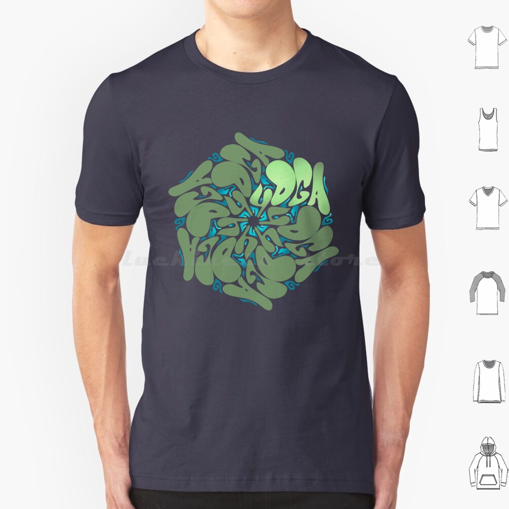 Pilates Yin Yoga - Rustgevende Mandala Yoga Design T-shirt Mannen
