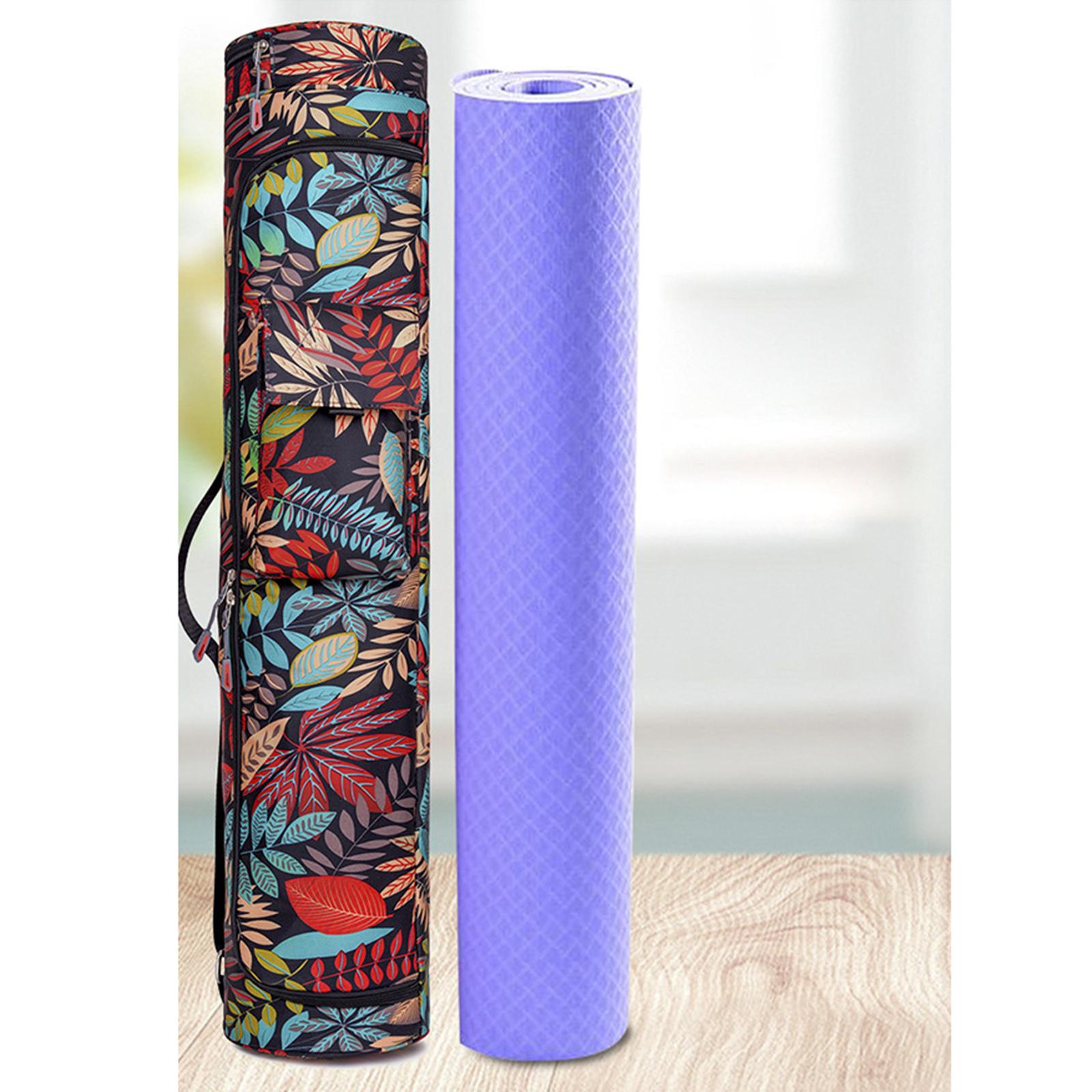 Pilates Yoga Mat Workout - Antislip yogamat tas, canvas draagtas met