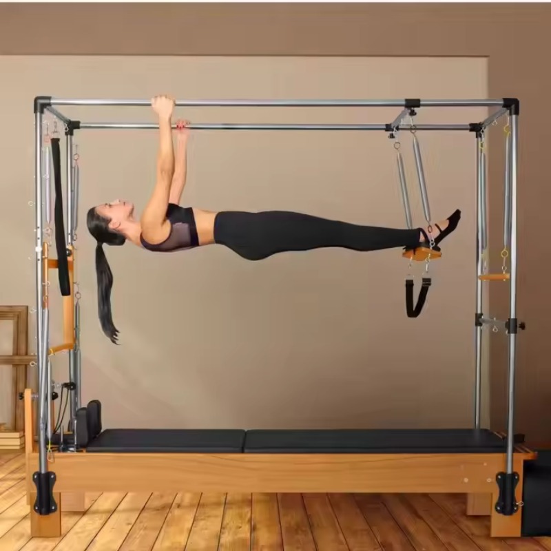 Pilates And Yoga Studio - YTYIN Wit Esdoornhout Pilates Hervormer Trapeze