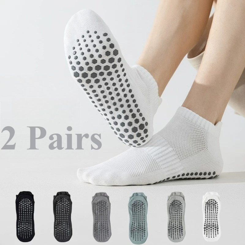 Yoga Pilates Yoga - 2/1 paar heren siliconen antislip yogasokken