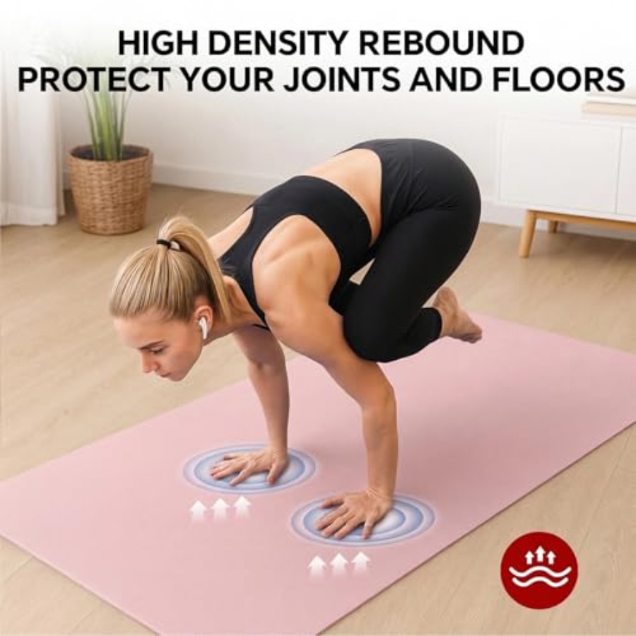 Extra grote yogamat voor thuis - Pilates Yoga Mat Workout recensie en prijs