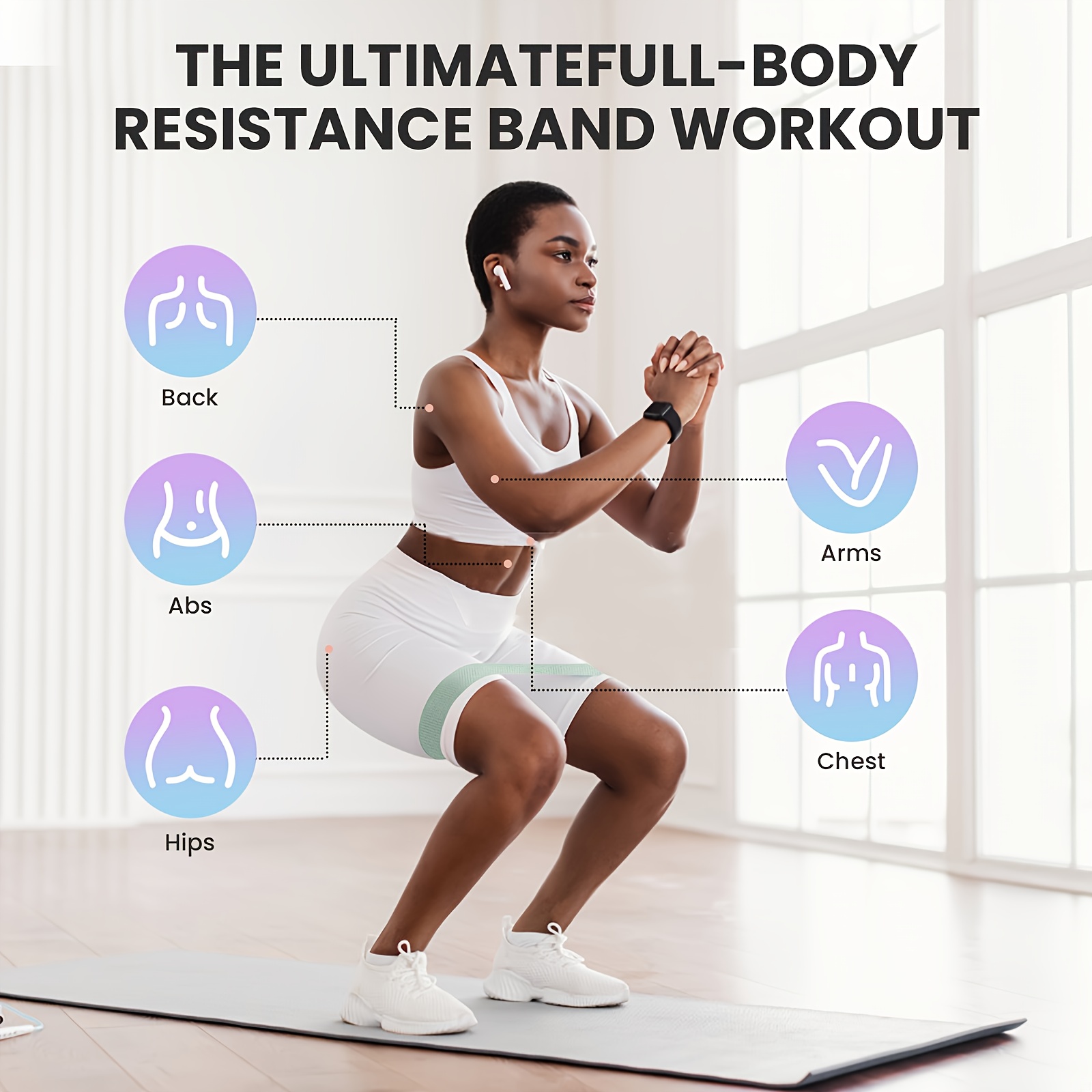 1 stuks / 4 stuks fitnessweers - Pilates And Yoga Studio recensie en prijs