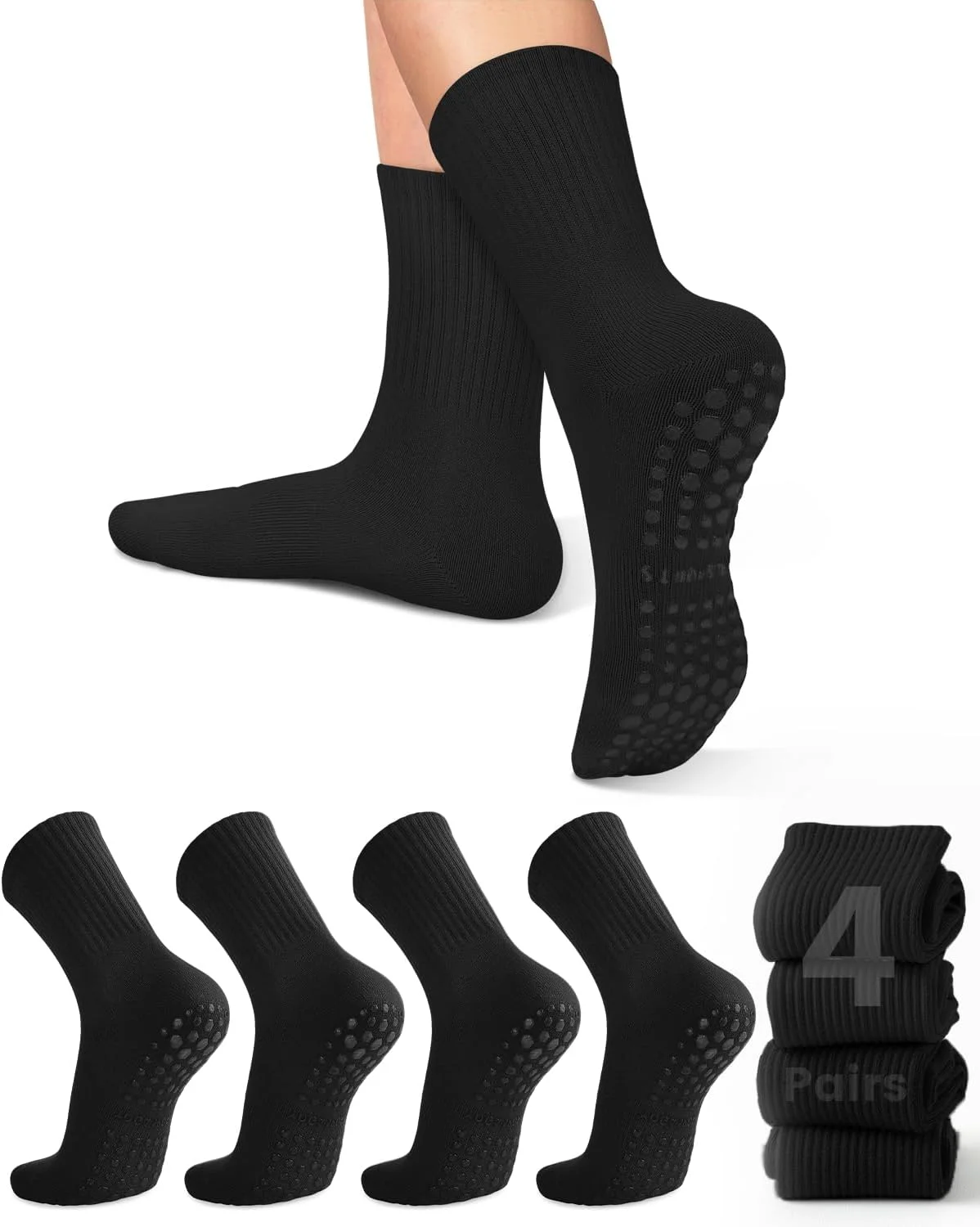 4 paar yogasokken voor dames,  - Yoga Pilates Yoga recensie en prijs