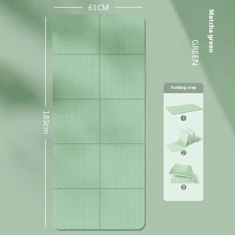 183x60x0,8cm Dikker Opvouwbaar - Pilates Yoga Mat Workout recensie en prijs