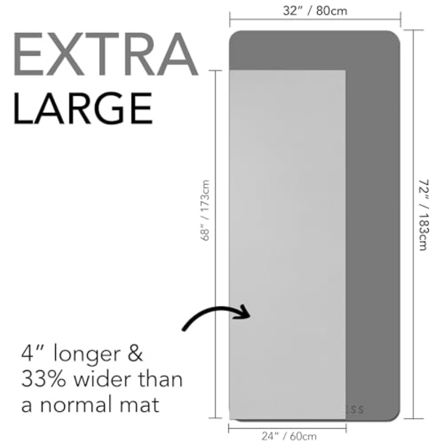 Grote oefenmat extra dik 10mm  - Pilates Yoga Mat Workout recensie en prijs