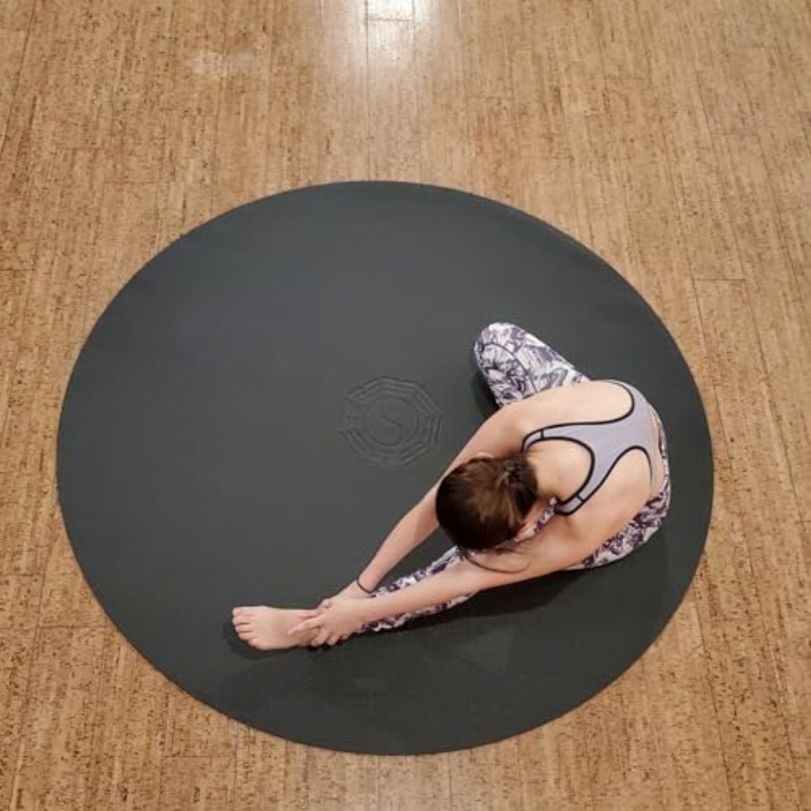 72 6' grote ronde yogamat voor - Pilates Yin Yoga recensie en prijs