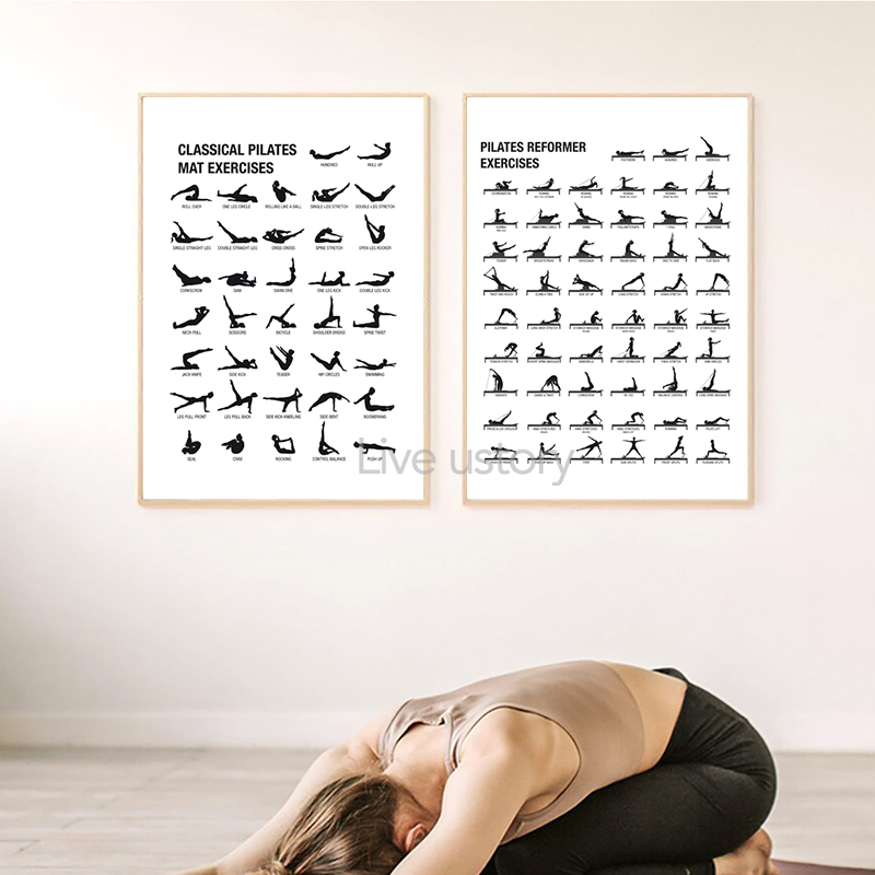 Frameloze Pilates Workout Graf - Yoga Pilates Yoga recensie en prijs