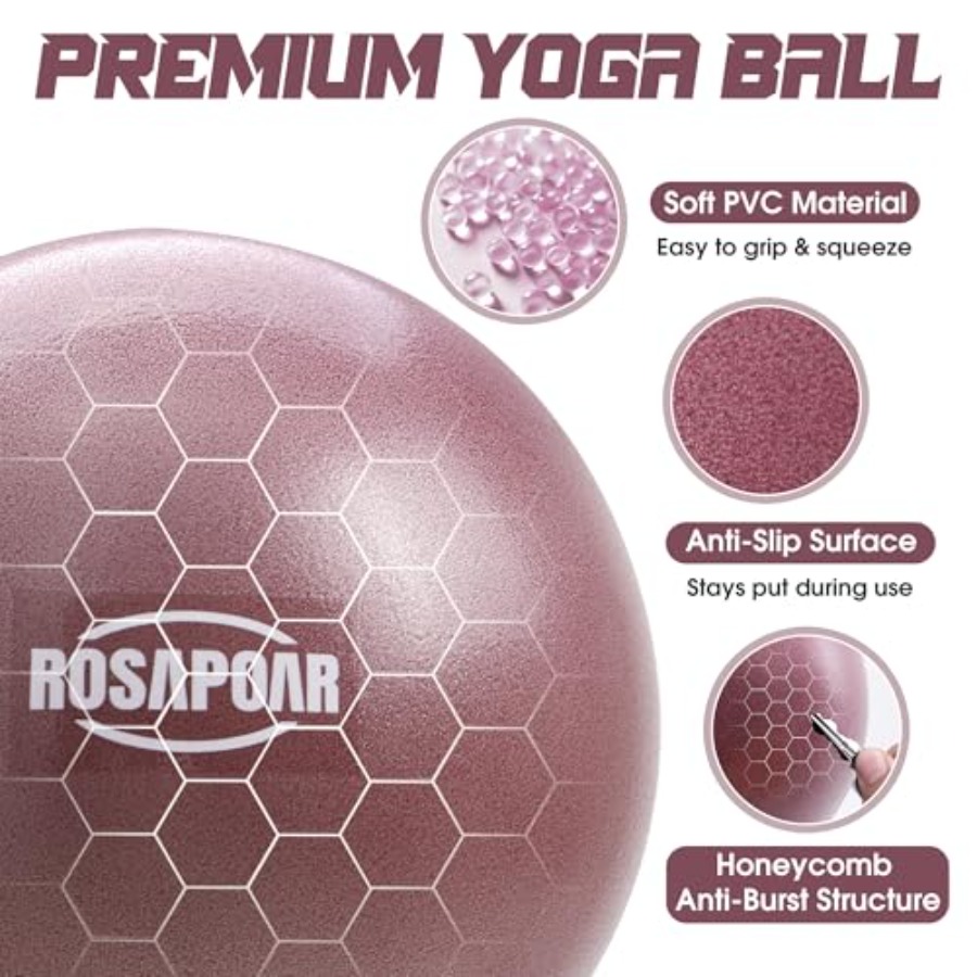 Kleine oefenbal - 9 inch mini  - Pilates Yoga Ball Workout recensie en prijs
