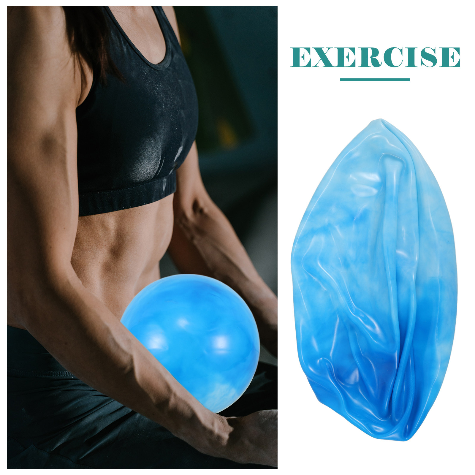 25 cm kleurrijke aquarel desig - Pilates Yoga Ball Workout recensie en prijs