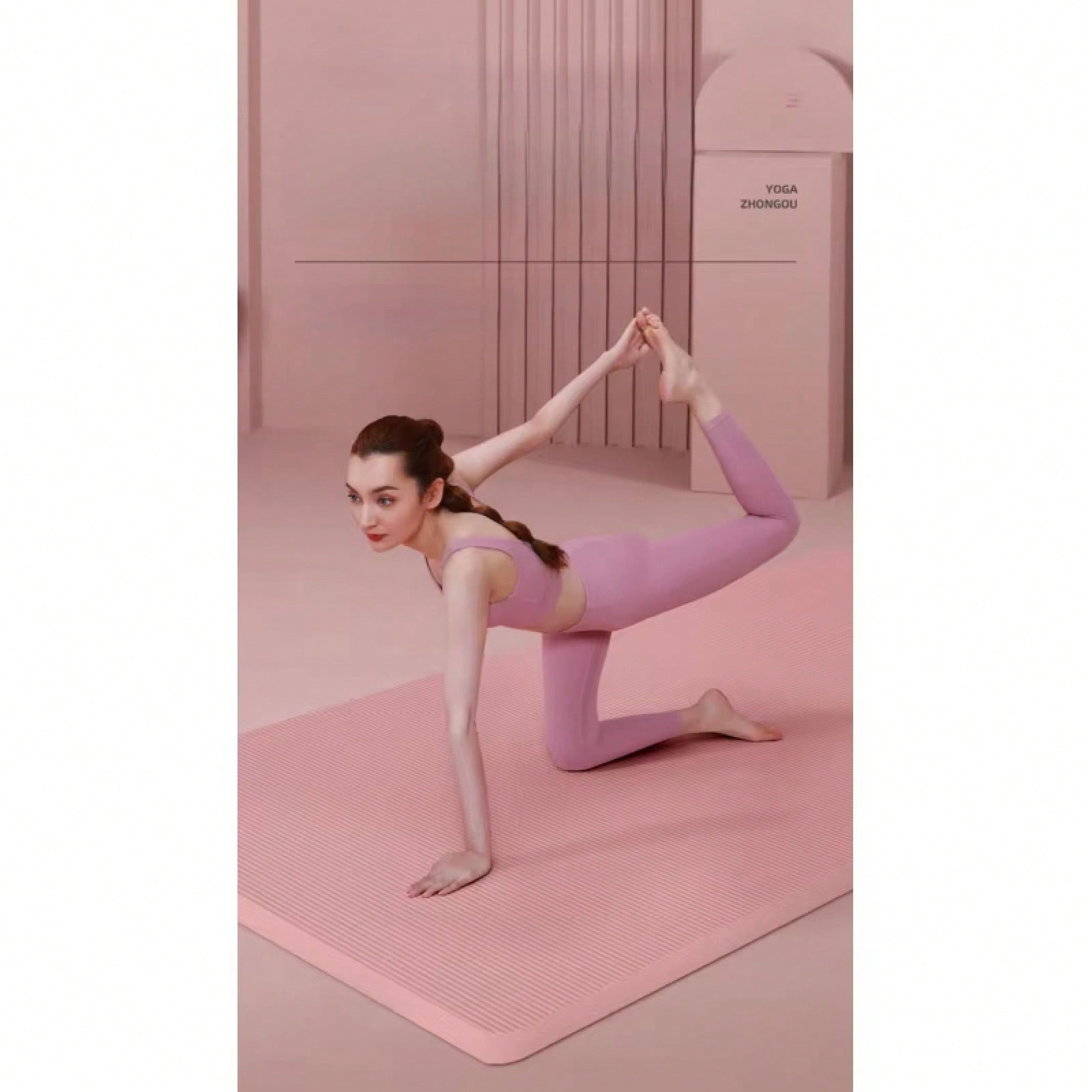 185*61CM Roze Antislip Yogamat - Pilates Yoga Mat Workout recensie en prijs